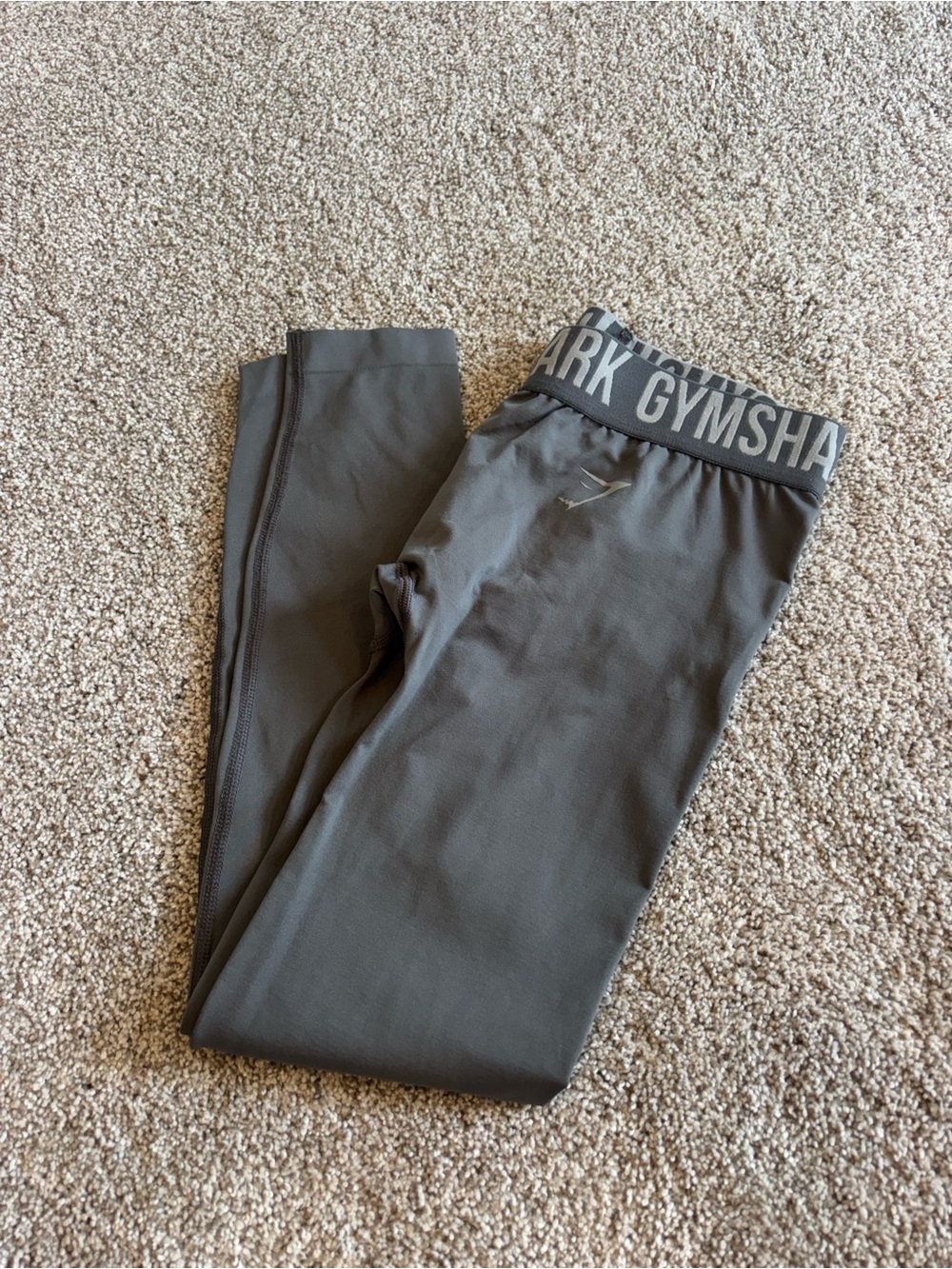 Gymshark Low Waisted Leggings in Charcoal Gray